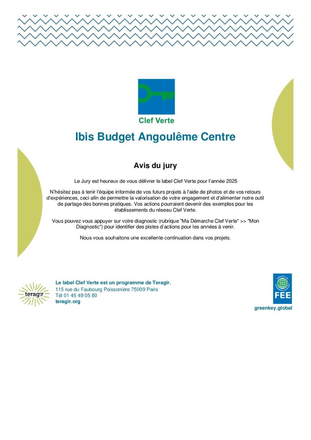Ibis Budget Angouleme Centre Екстер'єр фото